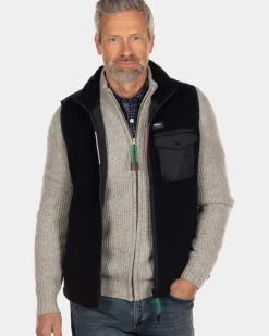Badstof bodywarmer Greytown - Steady Navy