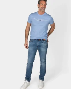 Basic blauw t-shirt