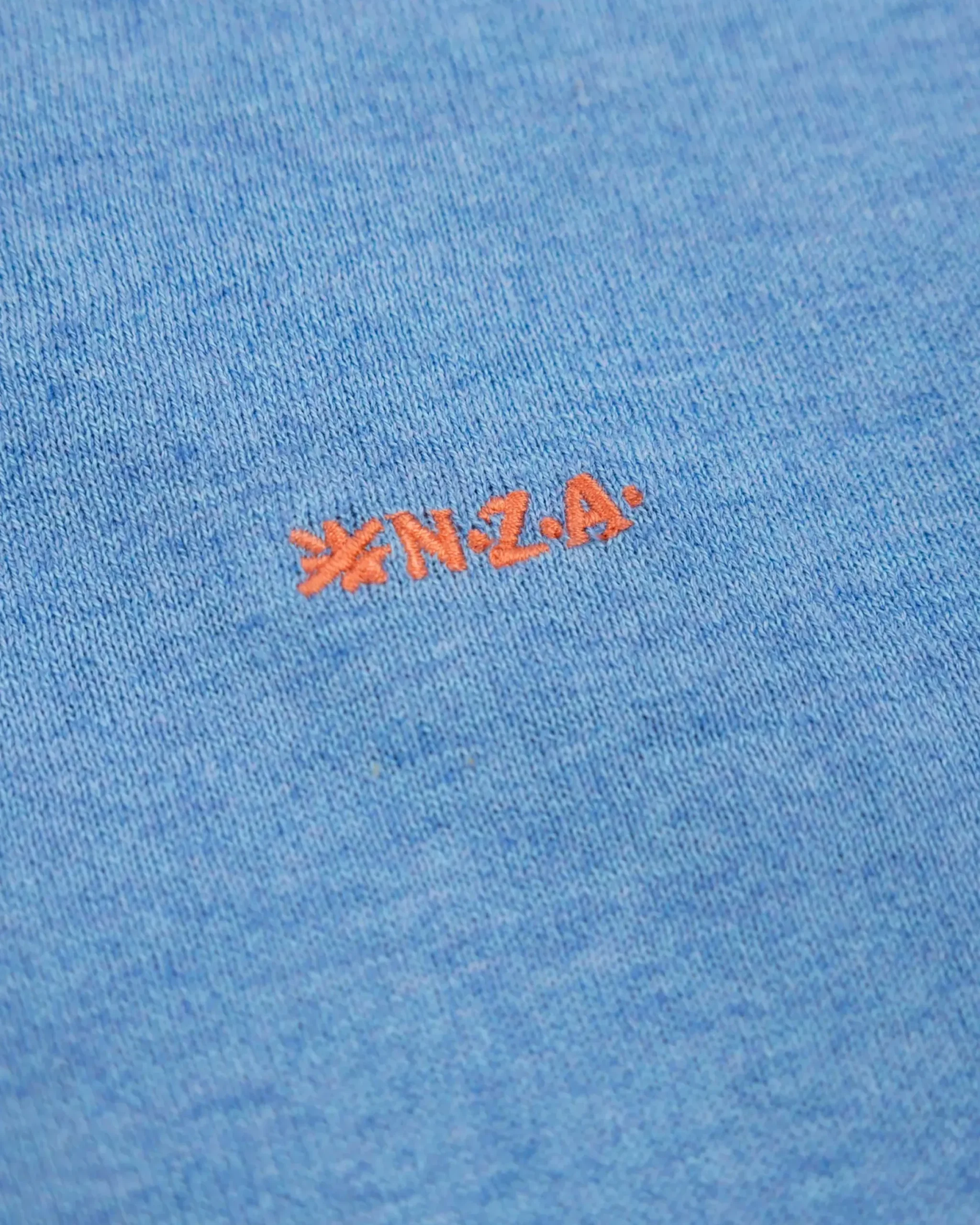 Basis felblauw poloshirt