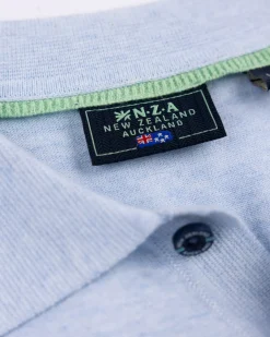 Basis lichtblauw poloshirt