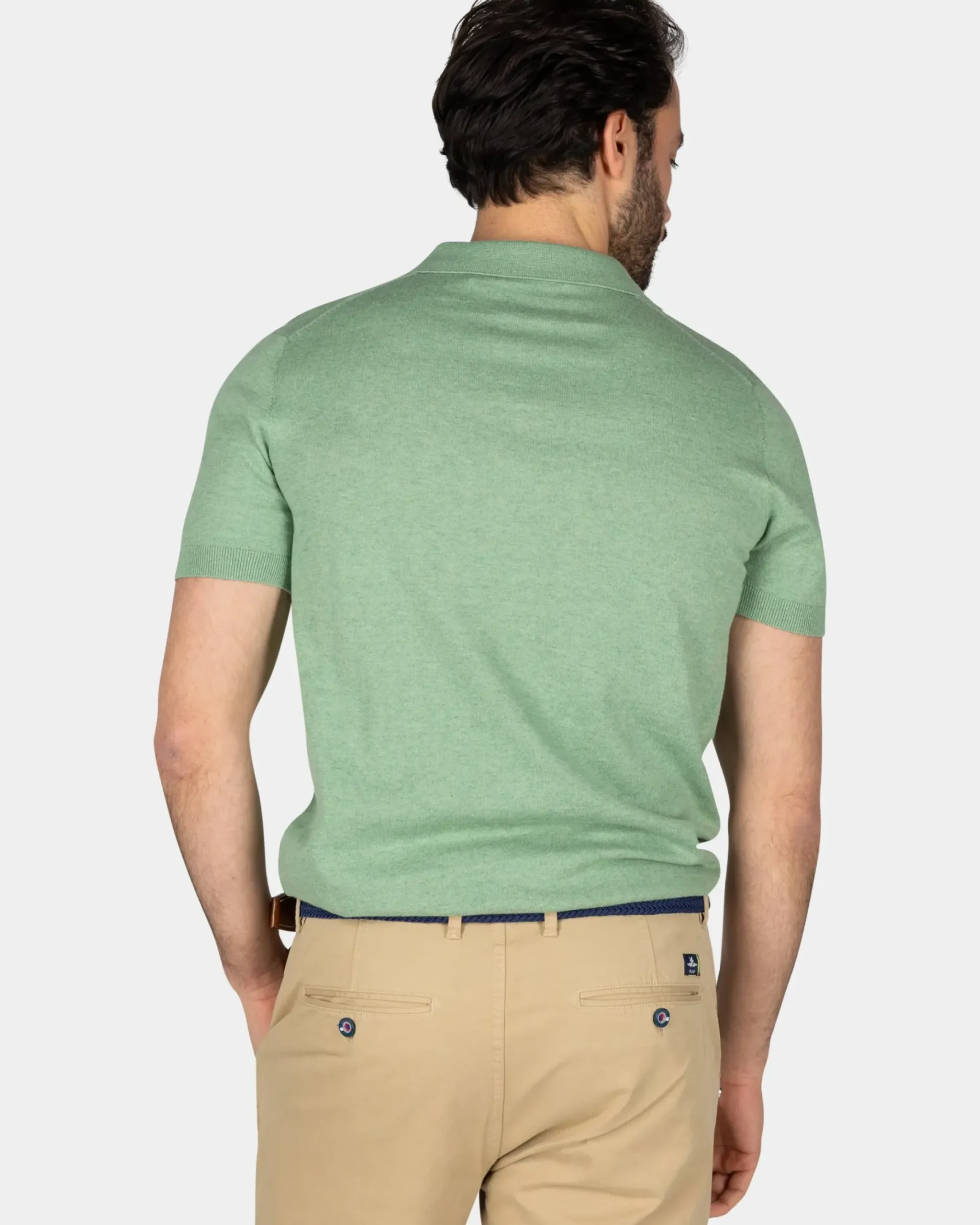 Basis lichtgroen poloshirt