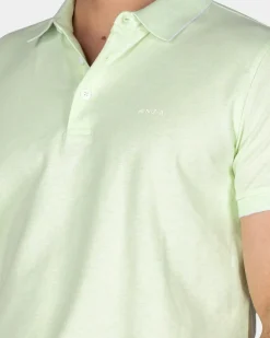 Basis mintgroene katoenen polo
