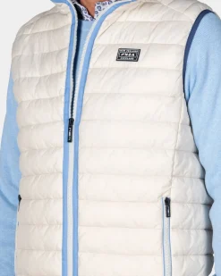 Beige bodywarmer
