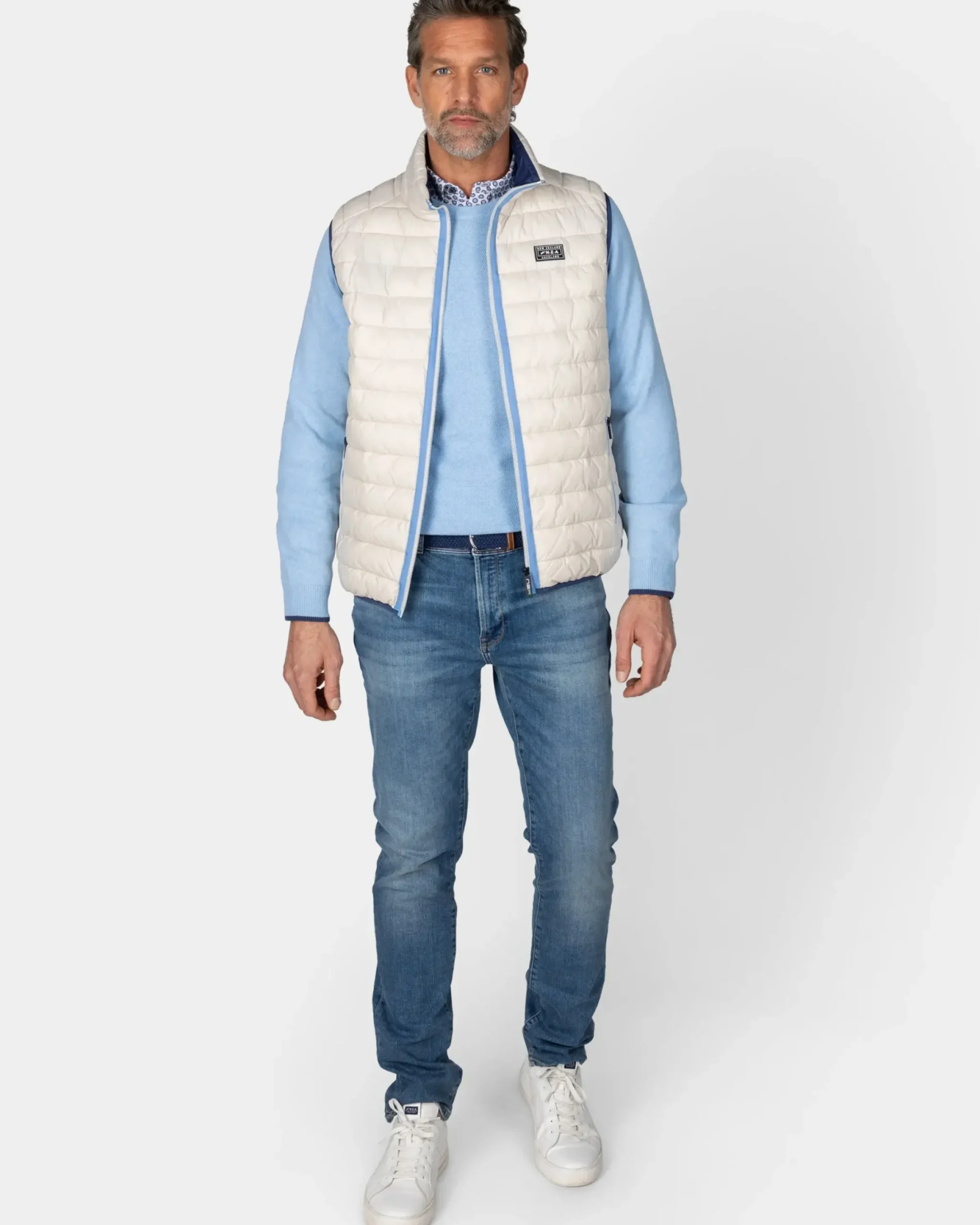 Beige bodywarmer