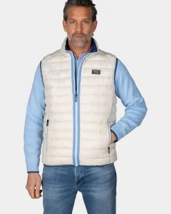 Beige bodywarmer