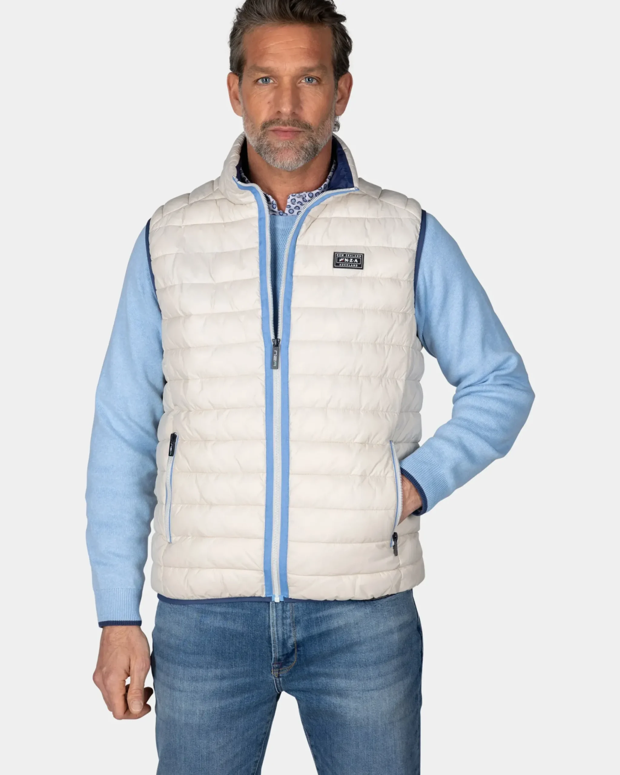 Beige bodywarmer