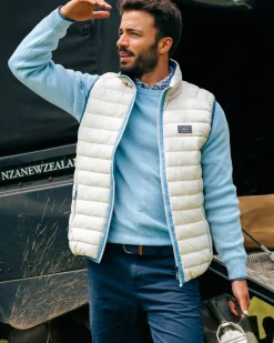 Beige bodywarmer