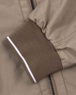 Beige bomber