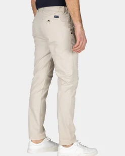 Beige chino van katoen