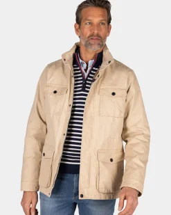 Beige fieldjacket