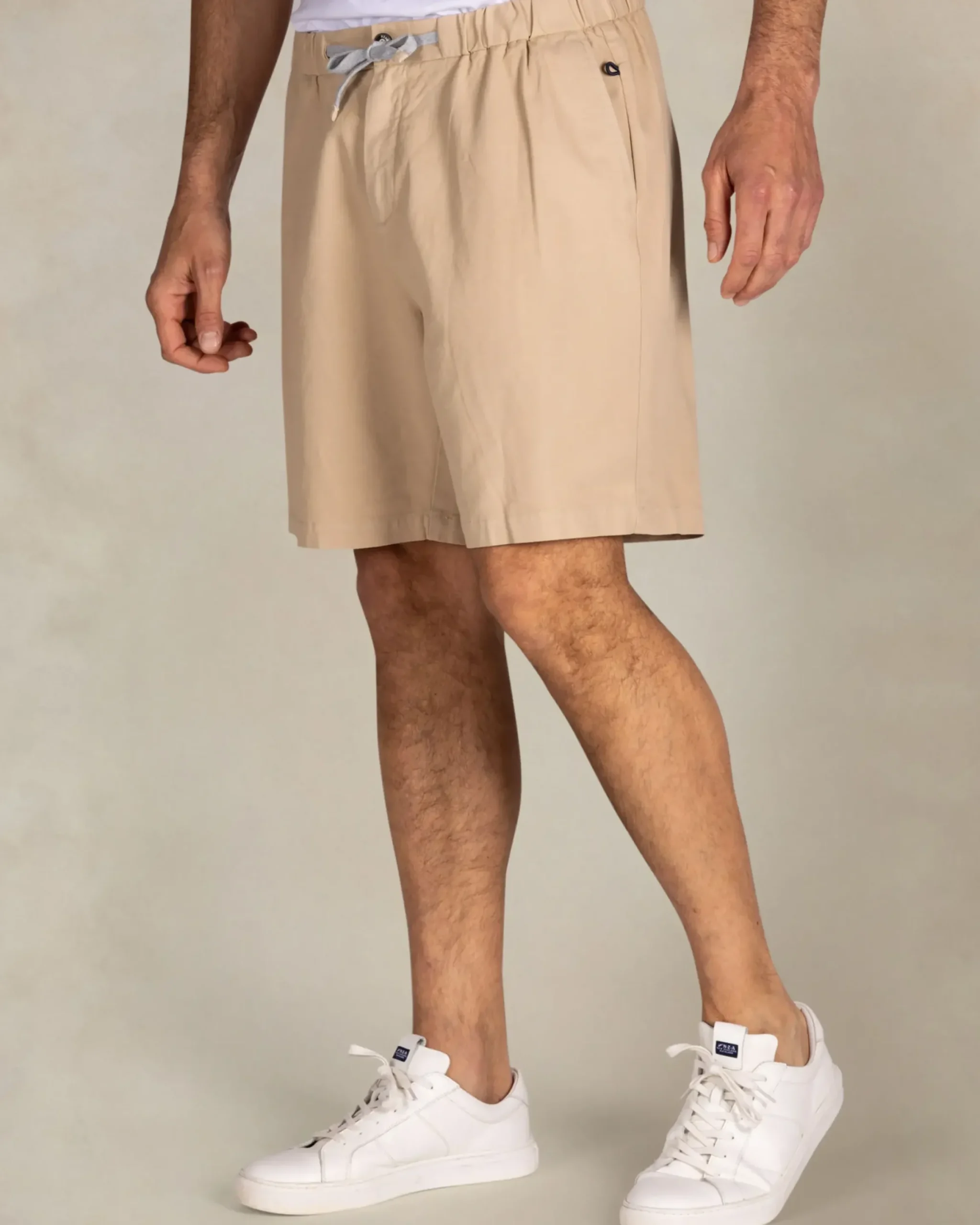 Beige safari korte broek