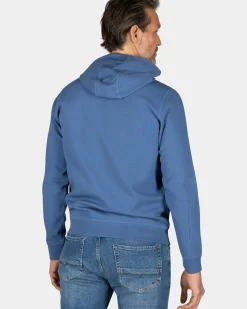 Blauwe hoodie
