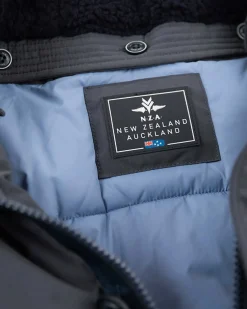 Canvas parka jas met capuchon - Trent Petrol