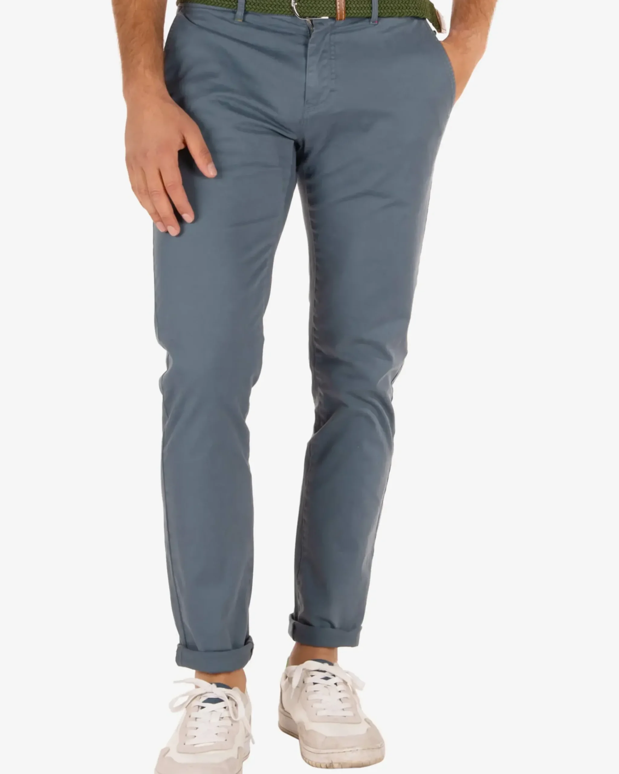 Chino broek Napier Twill Stretch - Energy Blue