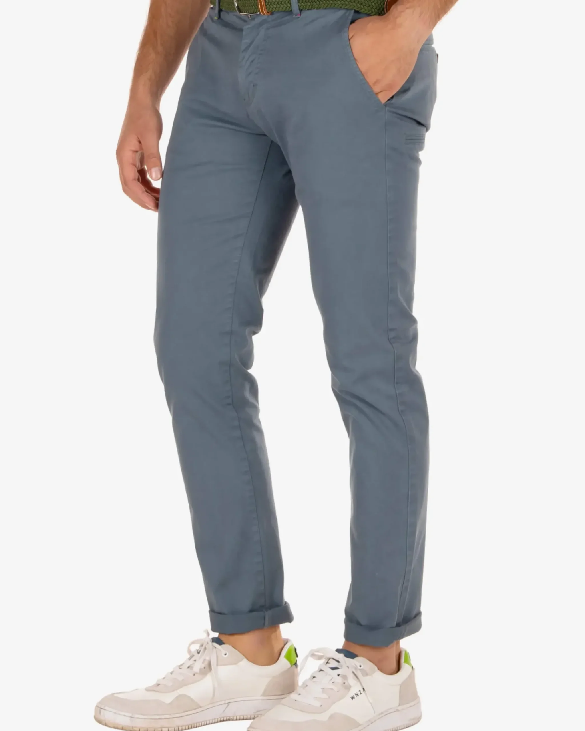 Chino broek Napier Twill Stretch - Energy Blue
