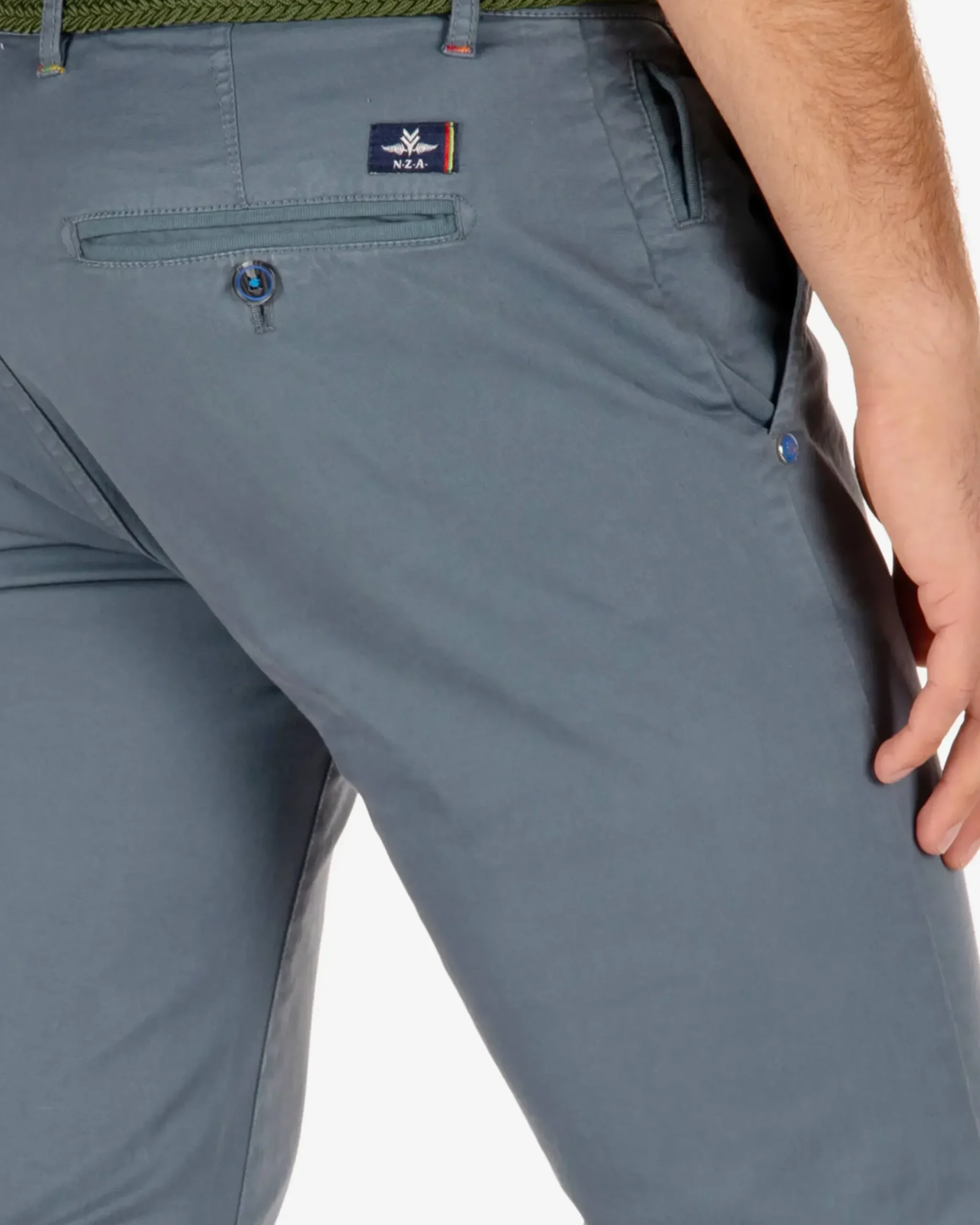 Chino broek Napier Twill Stretch - Energy Blue