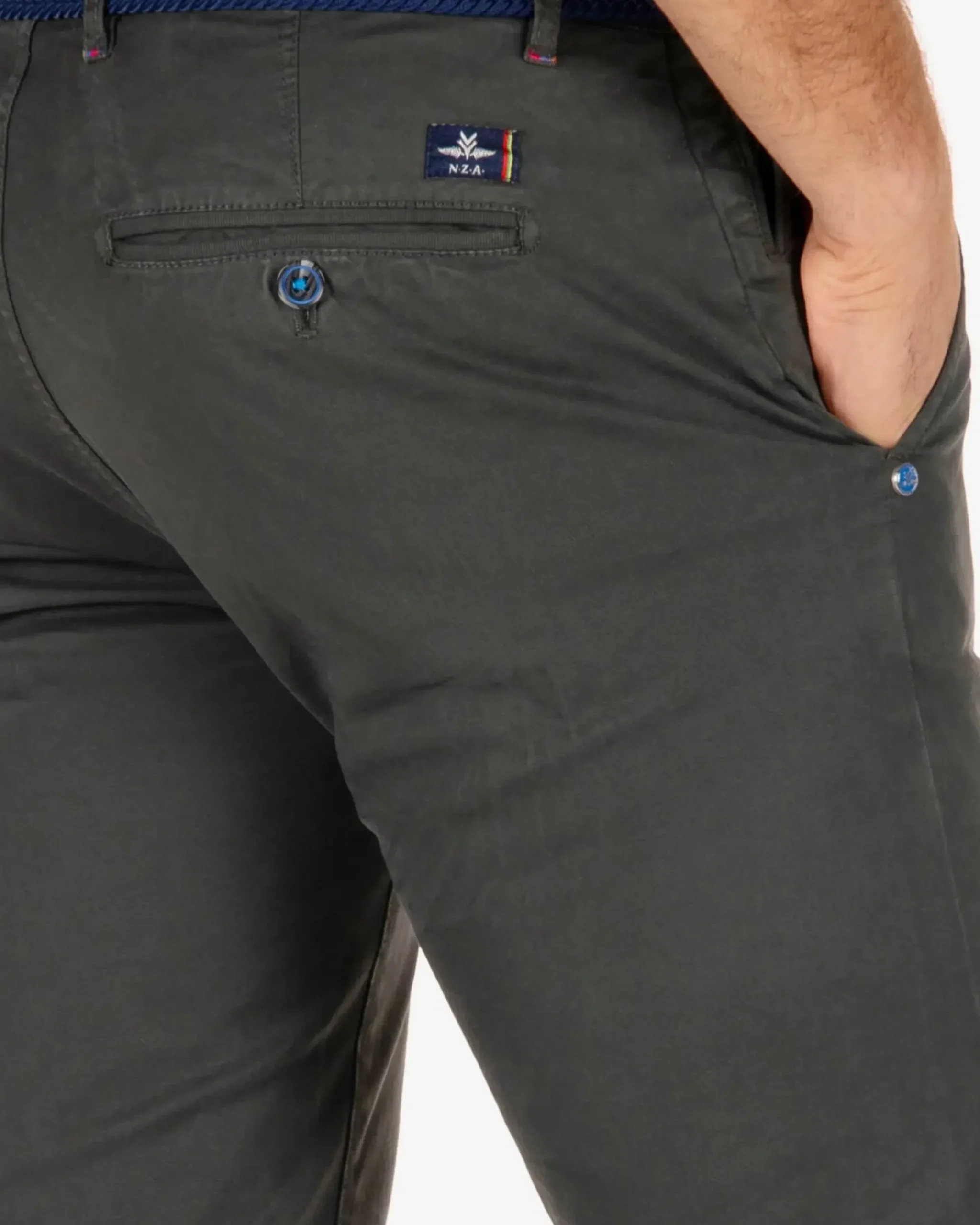 Chino broek Napier Twill Stretch - Woodland Green
