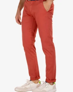 Chino broek Napier Twill Stretch - Brique