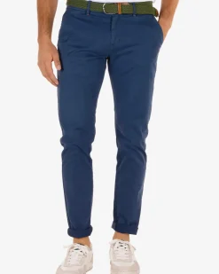 Chino broek Napier Twill Stretch - Storm Blue