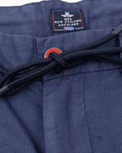 Chino van linnen en katoen - Dusk Navy