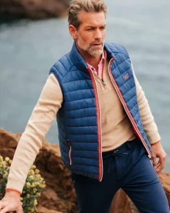Donkerblauwe bodywarmer