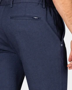 Donkerblauwe wol look broek - Autumn Navy
