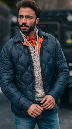 Donkerblauw korte jas - Autumn Navy