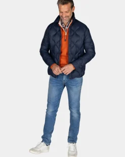 Donkerblauw korte jas - Autumn Navy