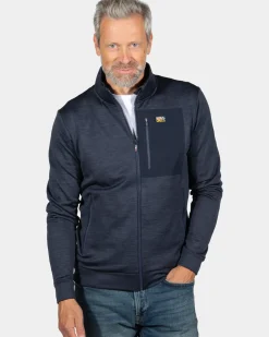 Donkerblauw vest Brunton - Ink Navy