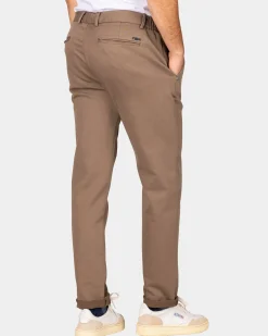Donkerbruine jersey chino - Dark Mocca