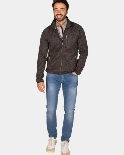 Donkerbruin fleece vest - Dark Mocca