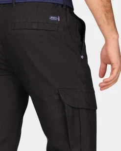 Donkergroene cargo chino - Gravel Green