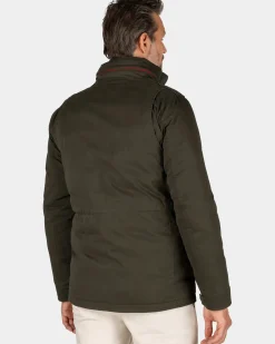 Donkergroene field jacket - Gravel Green