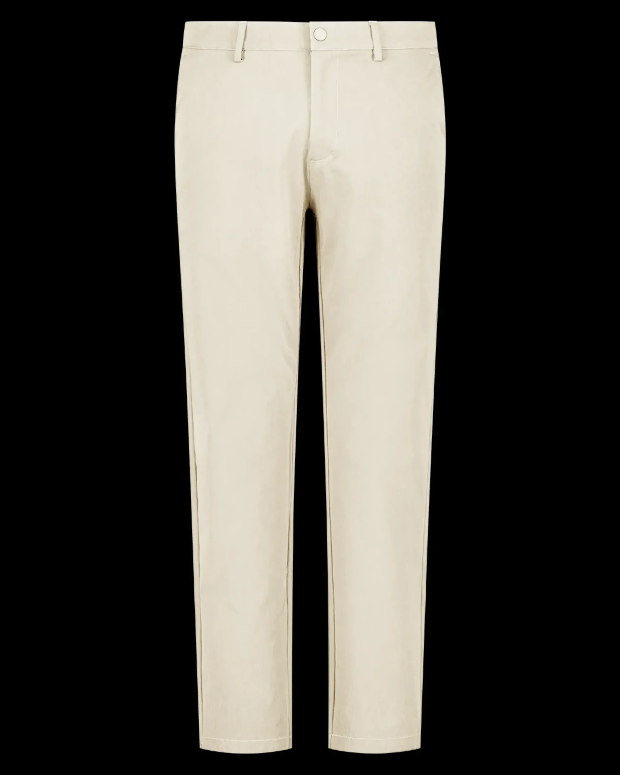 Ecru chino met stretch - Shimmering Sand