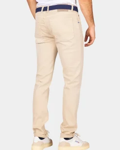 Ecru jeans met stretch - Shimmering Sand