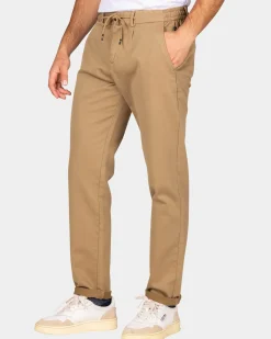 Ecru jersey chino - Shimmering Sand