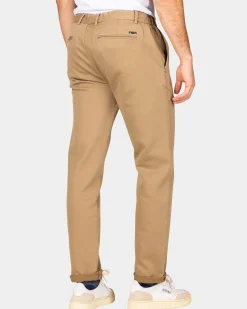 Ecru jersey chino - Shimmering Sand