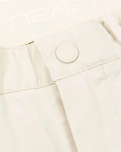Effen chino met stretch - Cream