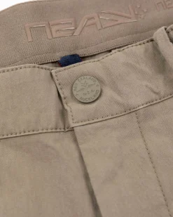 Effen chino met stretch - Misty Army