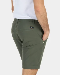 Effen katoenen chino shorts - High Summer Army