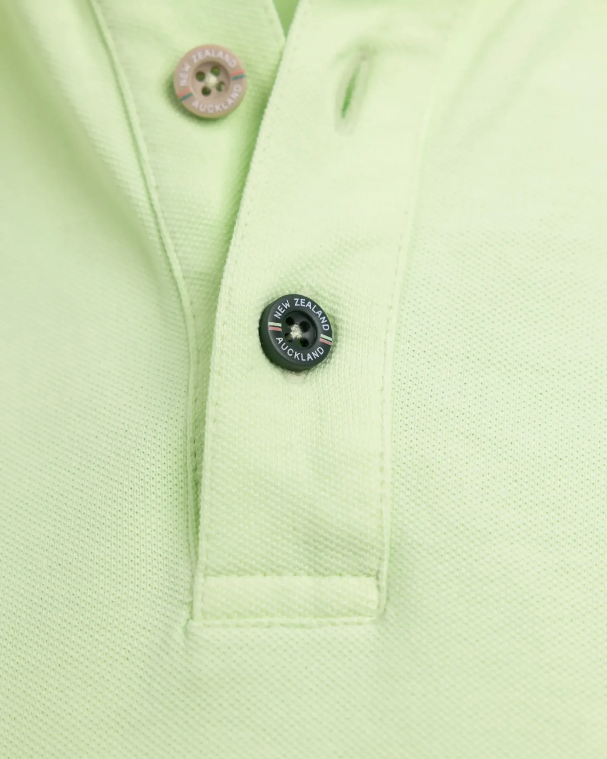 Effen katoenen mintgroene polo