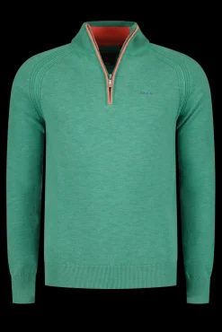 Effen katoenen trui - Amazon Green