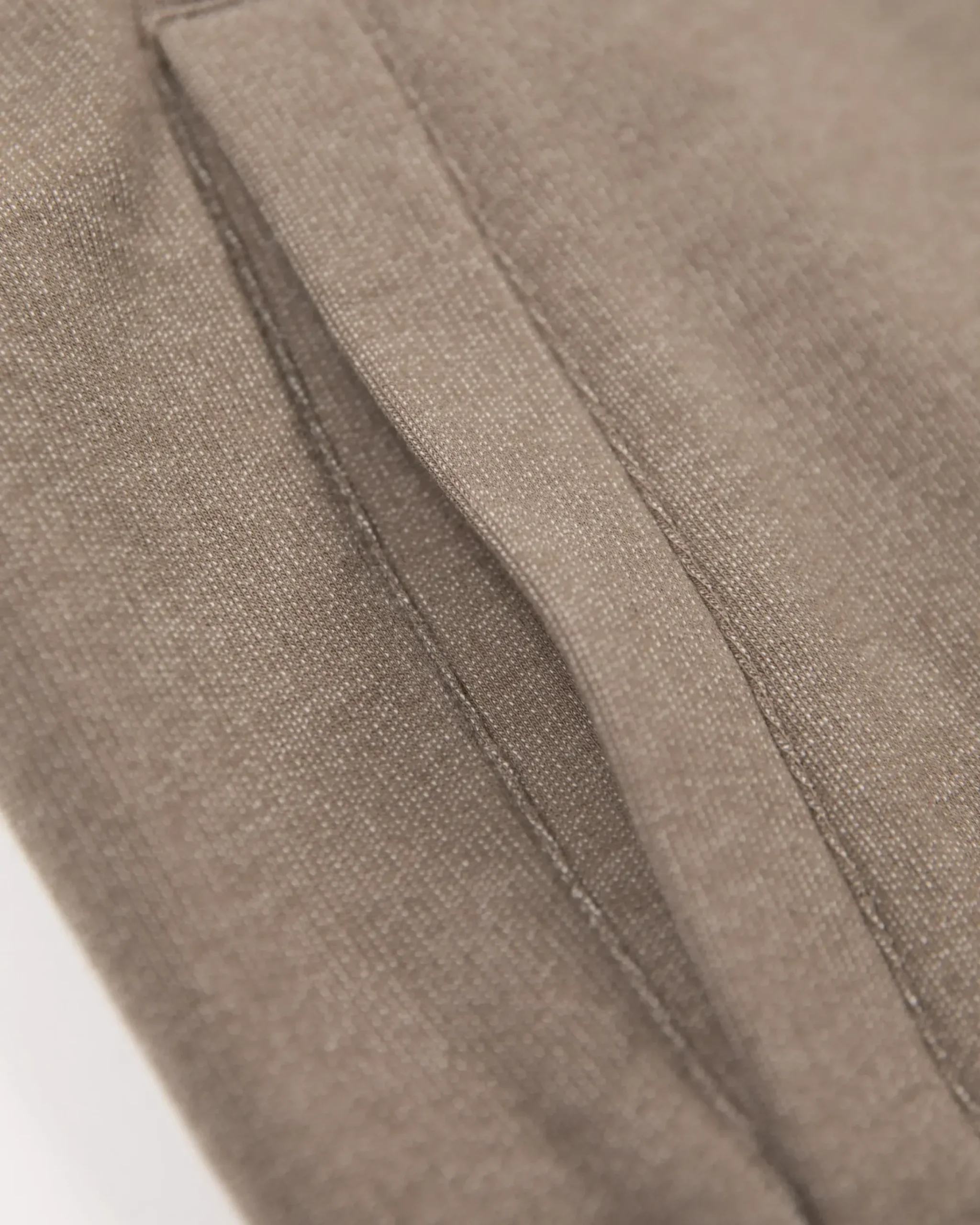 Effen katoenen vest met stretch groen