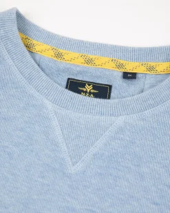 Effen sweater met ronde hals - Pale Blue