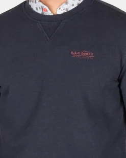 Effen sweater met ronde hals - Traditional Navy