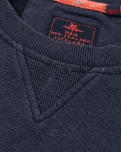 Effen sweater met ronde hals - Traditional Navy