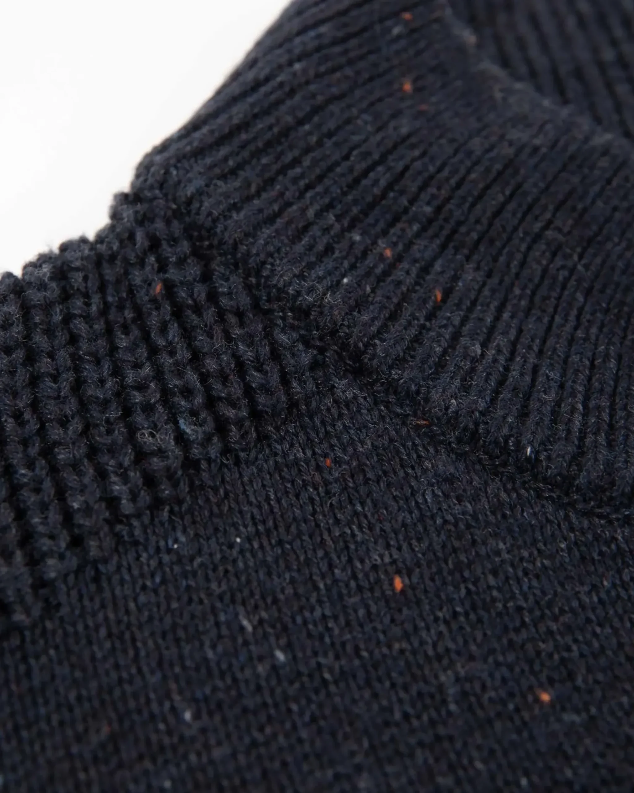 Effen trui met halve knoopssluiting - Pitch Navy