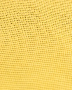 Effen trui met halve rits Arapohue - Sunbeam Yellow