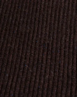 Effen trui met halve rits Dry - Clay Brown