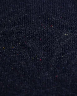 Effen trui met knopen Brownlee - Ink Navy